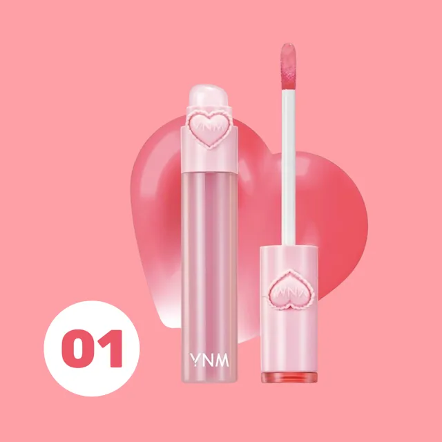 YNM - Heart Jelling Tint 01 Peach Jelling - Gelový tónovací balzám na rty  01 Peach Jelling - 2,6 g