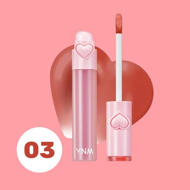 YNM - Heart Jelling Tint 03 Papaya Jelling - Gelový tónovací balzám na rty 03 Papaya Jelling - 2,6 g