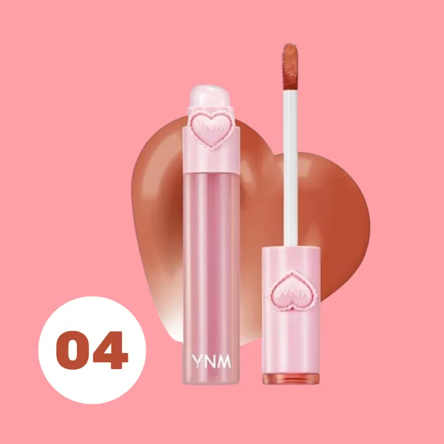 YNM - Heart Jelling Tint 04 Chestnut Jelling - Gelový tónovací balzám na rty 04 Chestnut Jelling - 2,6 g