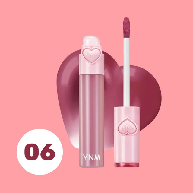 YNM - Heart Jelling Tint 06 Plum Jelling - Gelový tónovací balzám na rty 06 Plum Jelling - 2,6 g