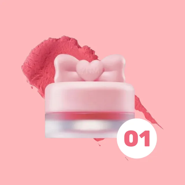 YNM - Lip&Cheek Butter Pot 01 Cherry Butter - Balzám na rty a tváře 01 Cherry Butter - 3,5 g