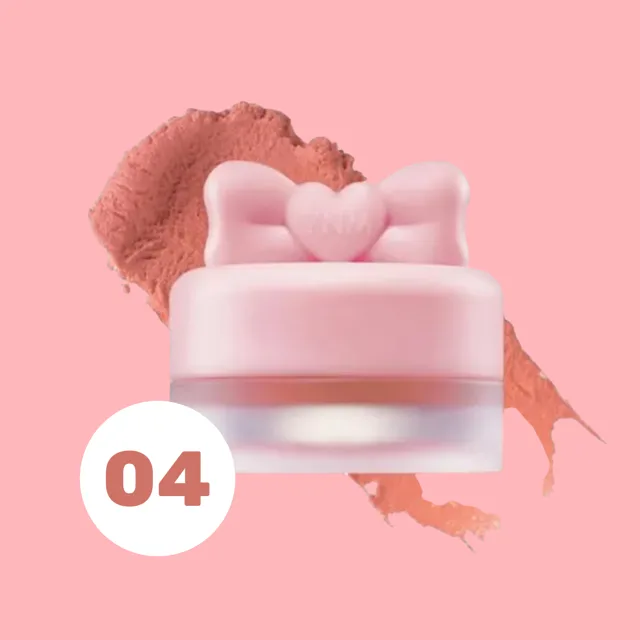 YNM - Lip&Cheek Butter Pot 04 Peach Butter - Balzám na rty a tváře 04 Peach Butter - 3,5 g