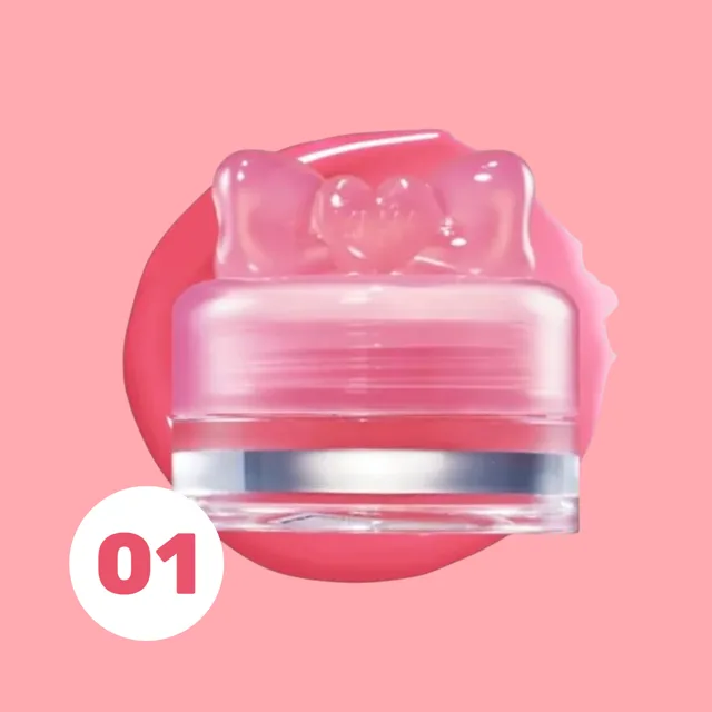 YNM - Lip&Cheek Syrup Pot 01 Peach Syrup - Lesk na rty a tváře 01 Peach Syrup - 3,5 g