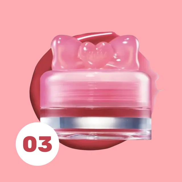 YNM - Lip&Cheek Syrup Pot 03 Rose Syrup - Lesk na rty a tváře 03 Rose Syrup - 3,5 g