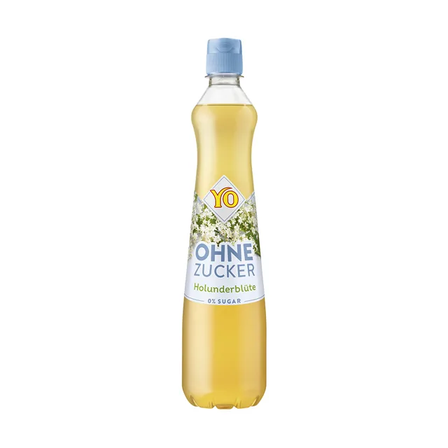 YO sirup květ černého bezu bez cukru 0,7 l