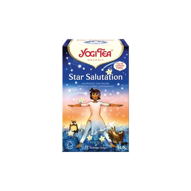 YOGI TEA Pozdrav hvězdám BIO porcovaný čaj 17 sáčků