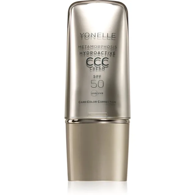 Yonelle Metamorphosis tónovací krém na obličej SPF 50 odstín Gold Tan 30 ml