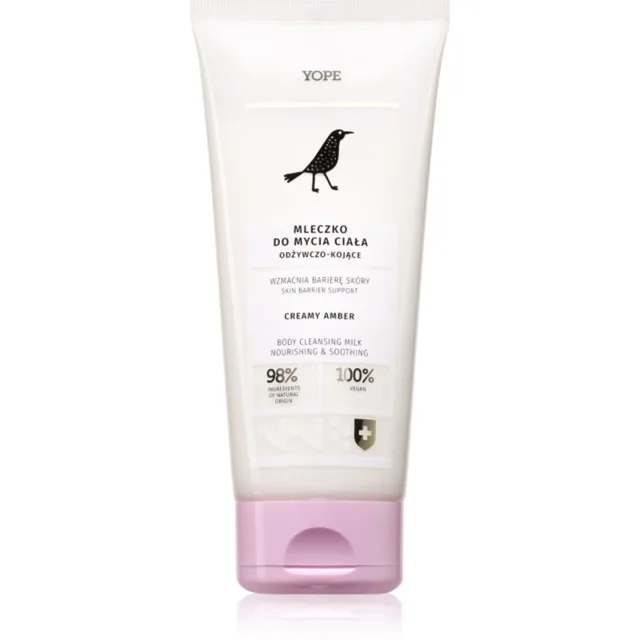 Yope Creamy Amber vyživující čisticí mléko se zklidňujícím účinkem 200 ml