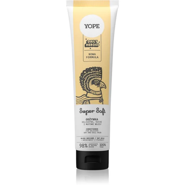 Yope Daily Heroes Soft Conditioner Oat Milk posilující kondicionér pro křehké vlasy 170 ml