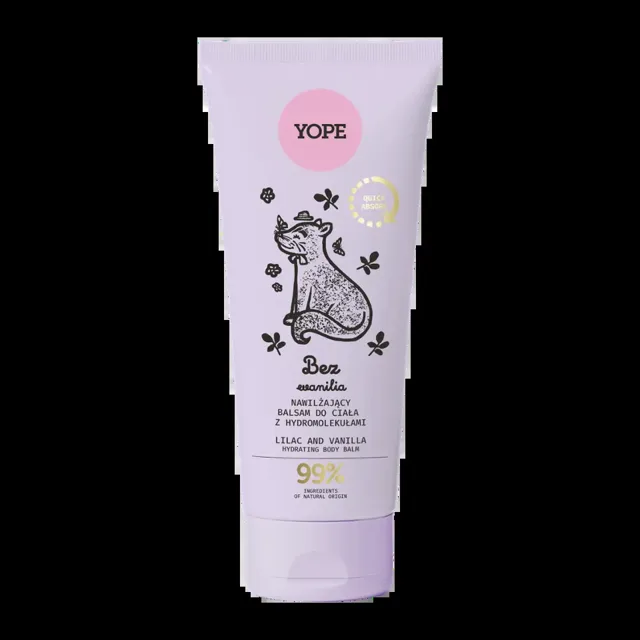 YOPE Hydratační tělový balzám Šeřík a vanilka 200 ml