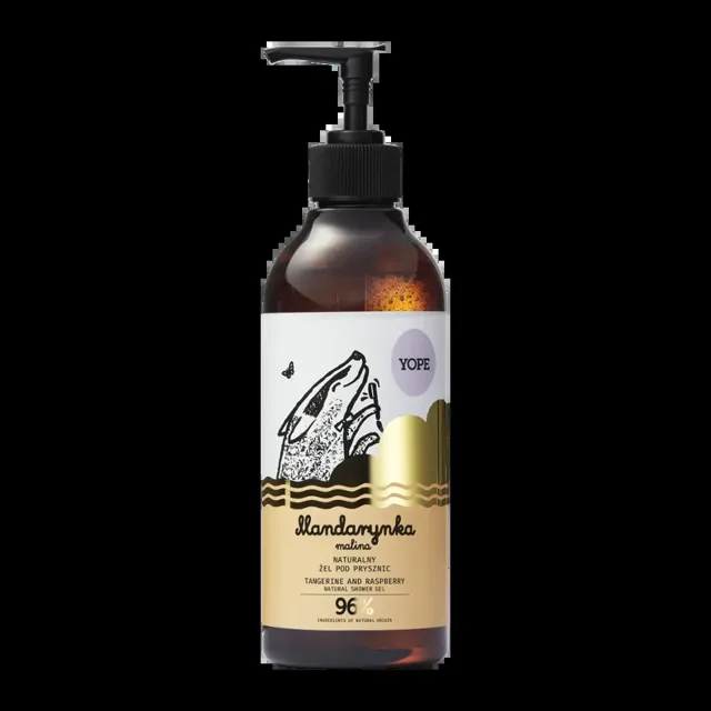 YOPE Sprchový gel Mandarinka a malina 400 ml