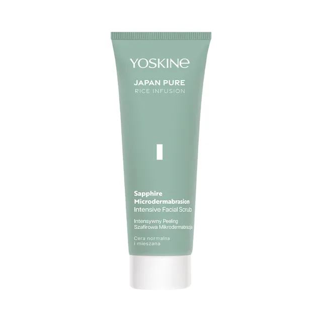 YOSKINE Japan Pure Rice Infusion - Intenzivní safírový peeling, 75 ml