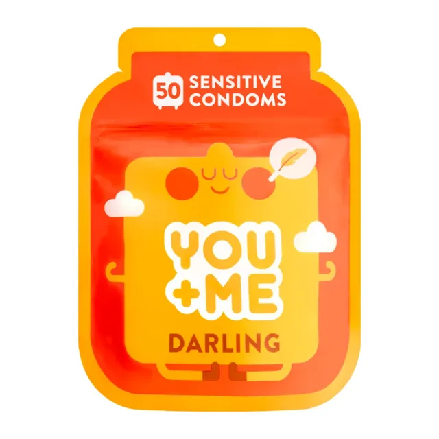 YOU & ME Kondomy s extra tenkou stěnou Darling 50 ks 50 ks