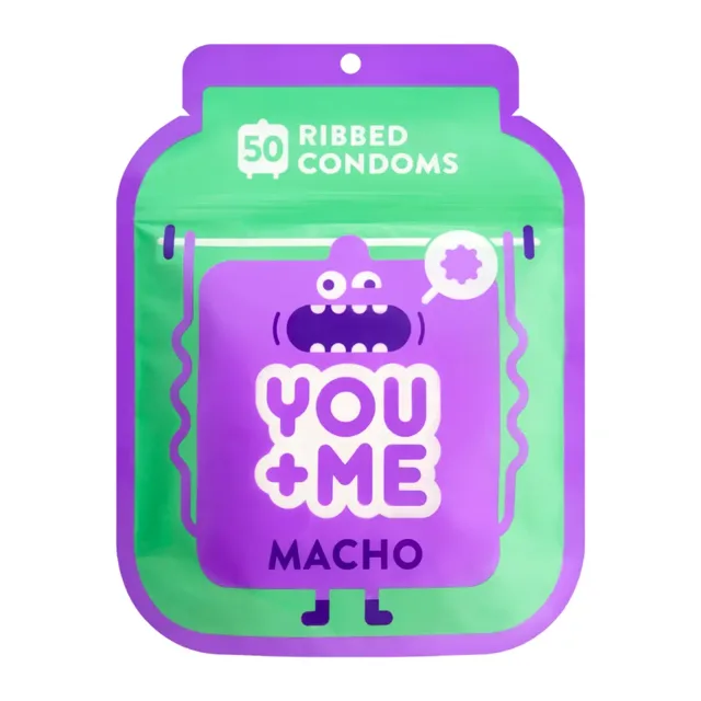 YOU & ME Kondomy vroubkované Macho 50 ks 50 ks