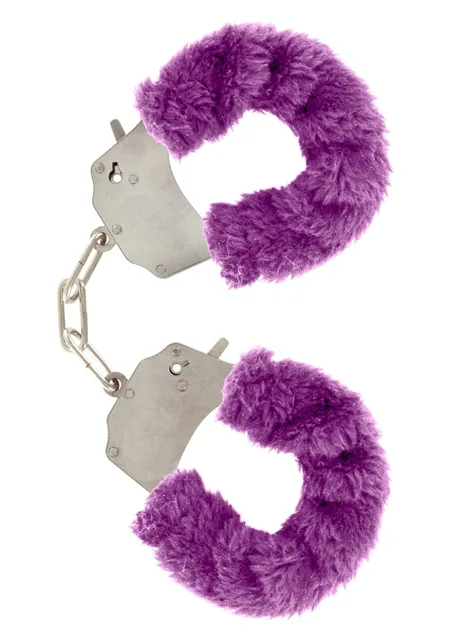 You2Toys ToyJoy Furry Fun Cuffs plyšová erotická pouta Purple