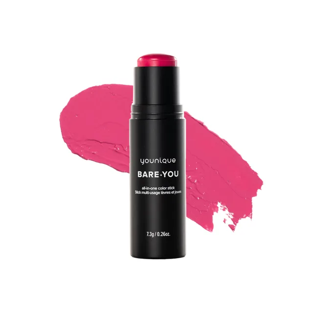 YOUNIQUE BARE-YOU all-in-one barevná tyčinka madly magenta 7,3 g