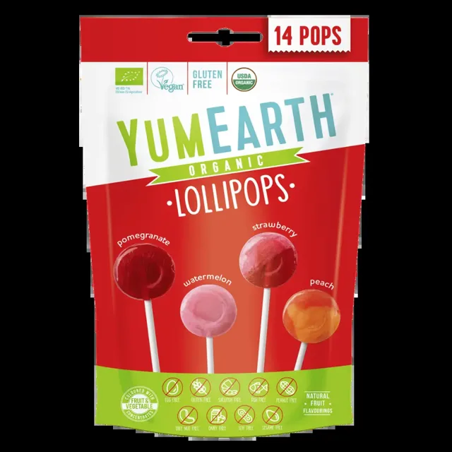 YumEarth BIO Ovocná lízátka 85 g