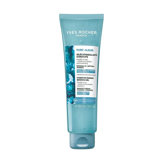 YVER ROCHER Pure Algue Hydratační odličovací želé  150 ml