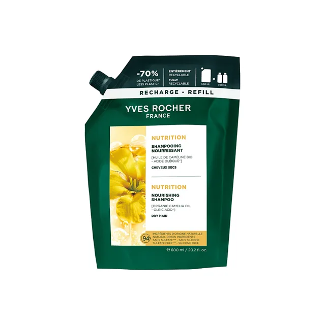 YVES ROCHER Botanical Solutions Vyživující šampon 600 ml