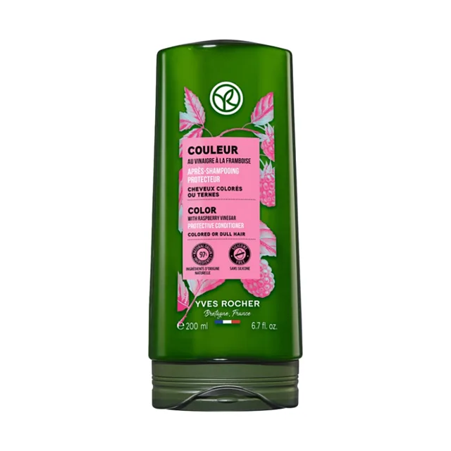 YVES ROCHER Kondicionér na barvené vlasy s malinovým octem 200 ml
