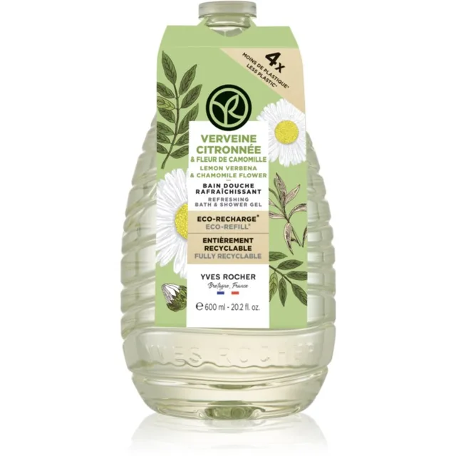 Yves Rocher Lemon Verbena & Chamomile Flower sprchový gel vůně Lemon Verbena & Chamomile Flower 600 ml