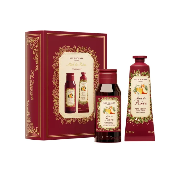 Yves Rocher Noël Medová hruška dárková sada 2 ks