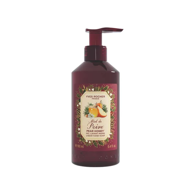 Yves Rocher Noël Tekuté mýdlo Medová hruška 190 ml