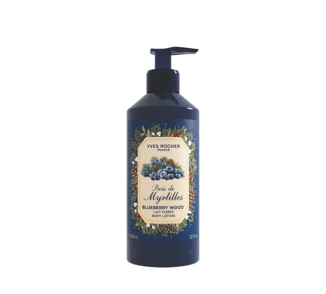 Yves Rocher Noël Tělové mléko Borůvkový les 390 ml