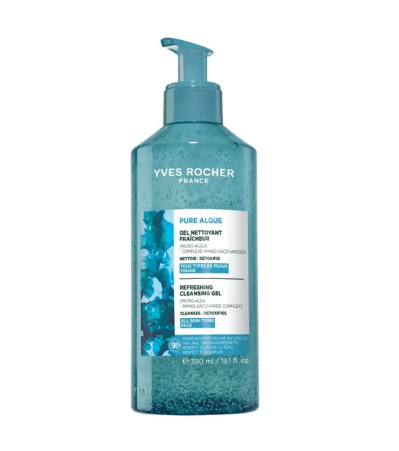 Yves Rocher Pure Algue Svěží čisticí gel 390 ml
