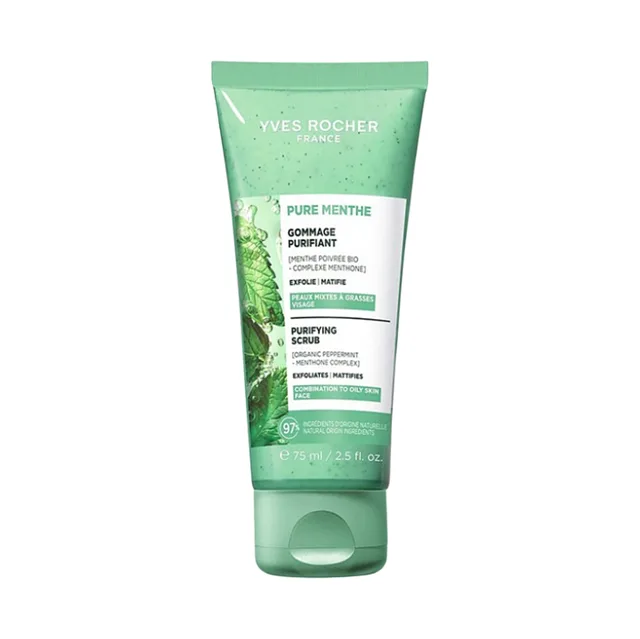YVES ROCHER Pure Menthe Čisticí peeling 75 ml