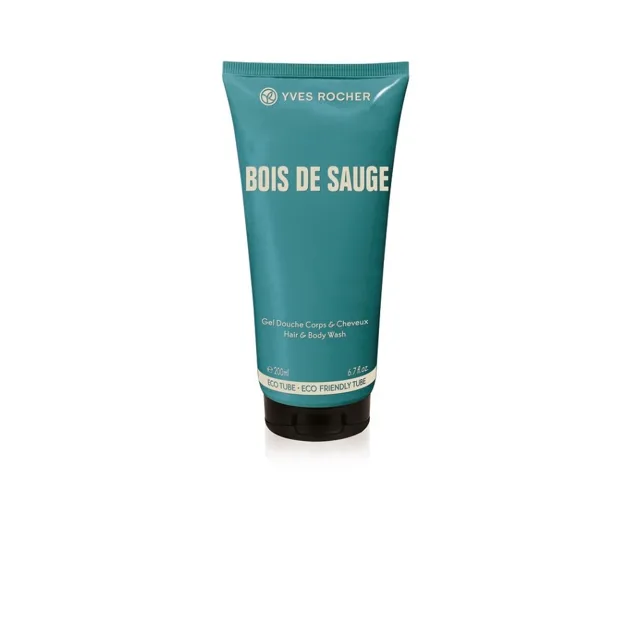 YVES ROCHER Sprchový gel na tělo a vlasy Bois de Sauge 200 ml