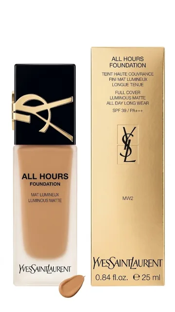 Yves Saint Laurent All Hours Foundation make-up SPF 39 Odstín MW2, 25 ml