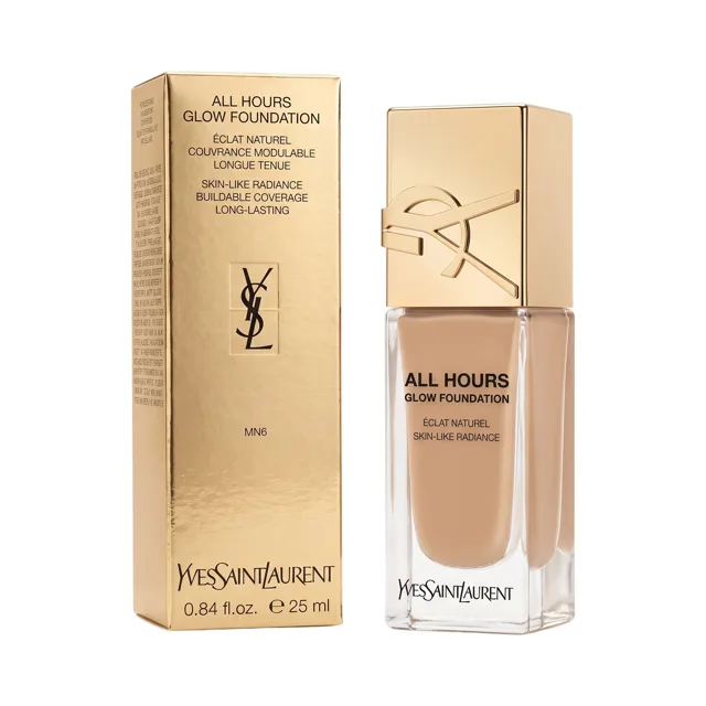 Yves Saint Laurent All Hours Glow Foundation, MN6 25 ml