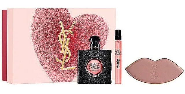Yves Saint Laurent Black Opium - EDP 50 ml + EDP 10 ml + zrcátko