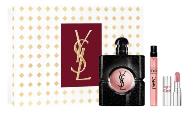 Yves Saint Laurent Black Opium - EDP 90 ml + EDP 10 ml + rtěnka 1,3 g