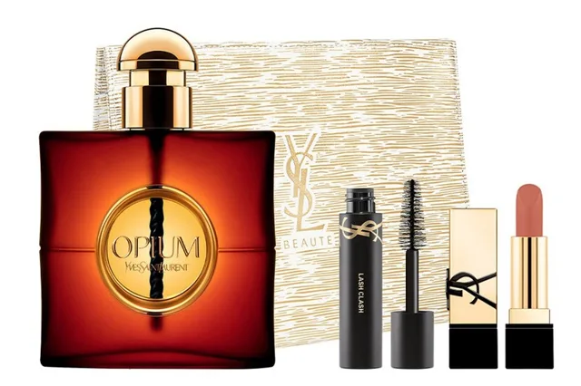 Yves Saint Laurent Opium 2009 - EDP 90 ml + řasenka 2 ml + rtěnka 1,3 g + kosmetická taška