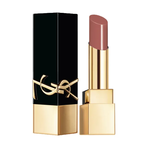 Yves Saint Laurent Rouge Pur Couture The Bold rtěnka s lesklým finišem - 10 Brazen Nude 2.8 g