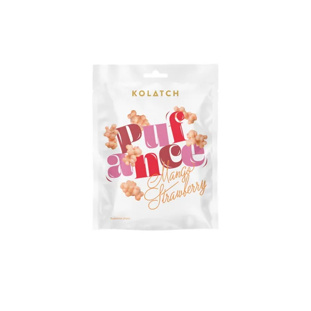 Zachraňte!  Kolatch Pufance - mango a jahoda kusy 1 ks