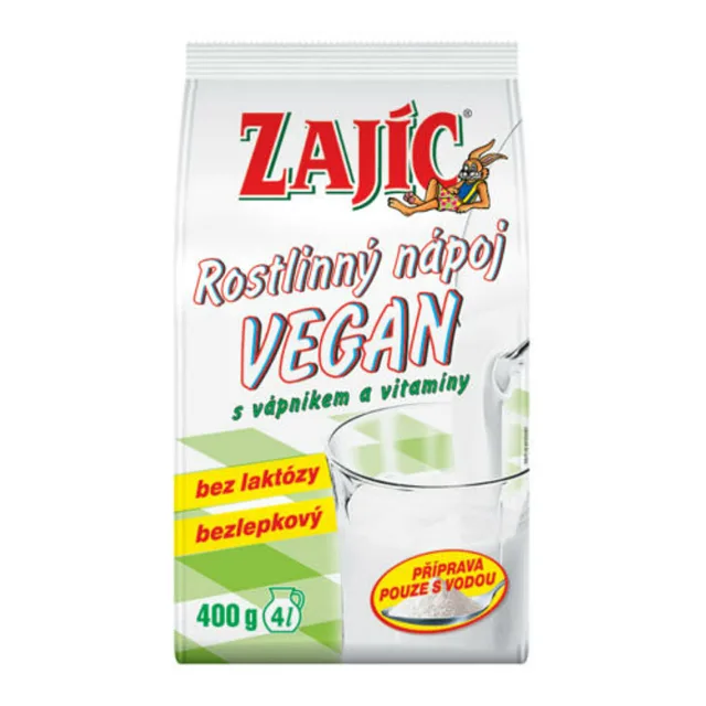 ZAJÍC Rostlinný nápoj vegan sáček 400 g