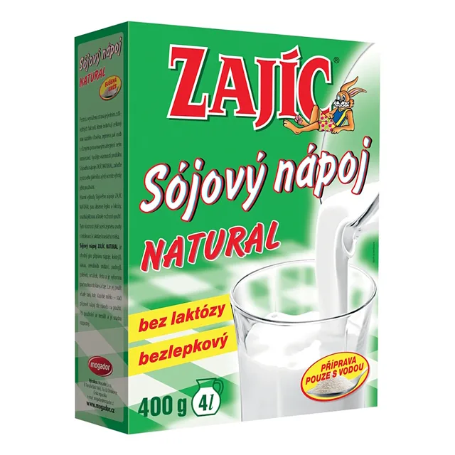 ZAJÍC Sójový nápoj natural 400 g