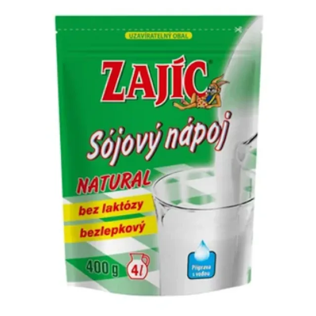 ZAJÍC Sójový nápoj natural 400 g
