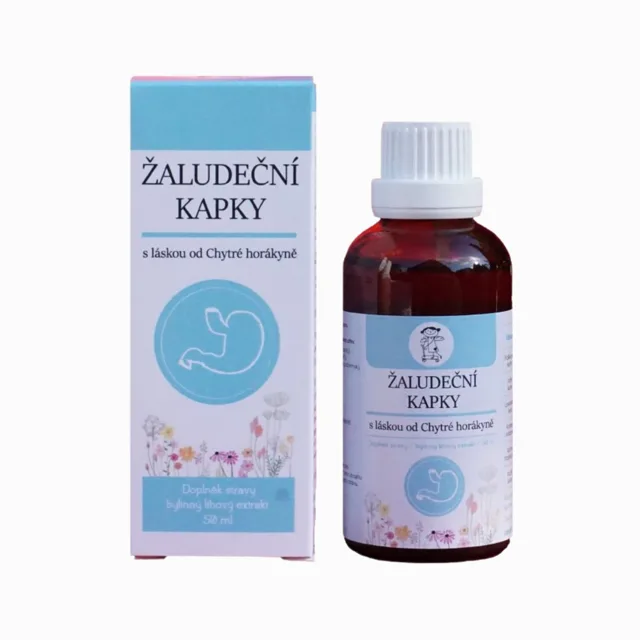 Žaludeční kapky - Bylinkářství U Chytré horákyně - 50 ml