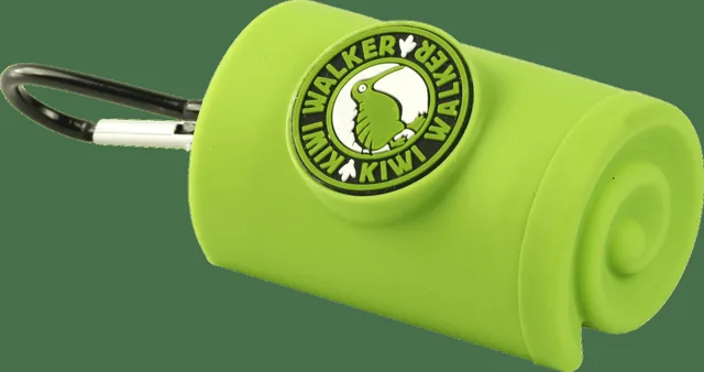 Zásobník Kiwi Walker na sáčky na exkrementy zelený 9cm