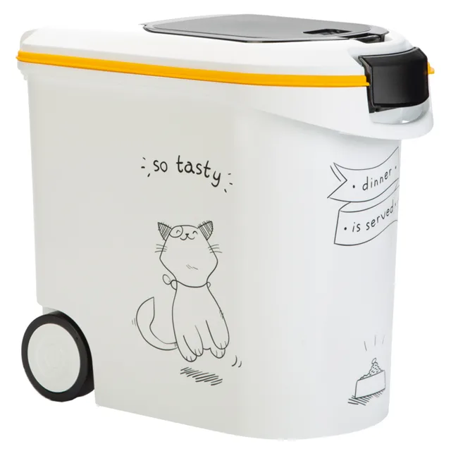 Zásobník na granule Curver silueta kočky - na 4 kg  / 10 litru suchého krmiva