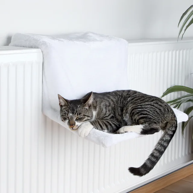 Závěsné odpočívadlo na topení De Luxe - plyš, nastavitelné