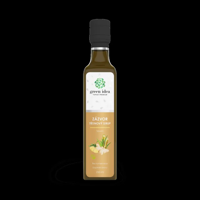 Zázvorový třtinový sirup 250 ml - Green idea