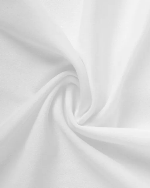 Zbytek metráže: Bavlněný úplet s elastanem, 185gr/m2, bílý 2,9 m