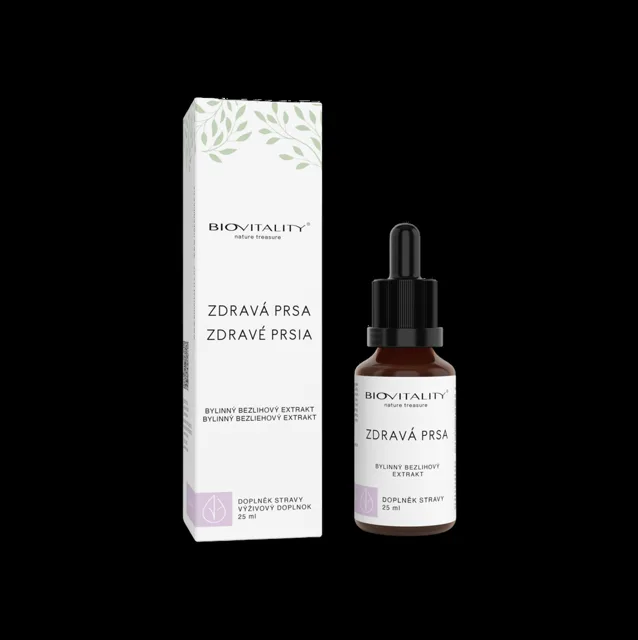 Zdravá prsa bezalkoholová tinktura – kapky 25 ml – Green idea