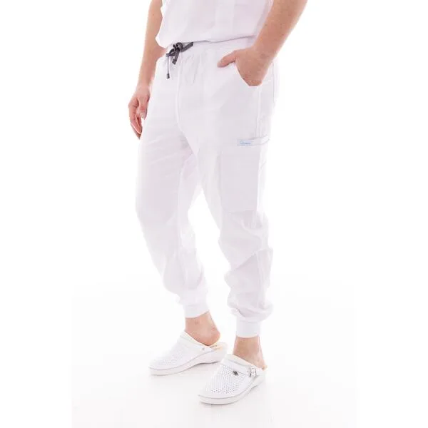 Zdravotnické kalhoty Unidress Premium soft, bílé
