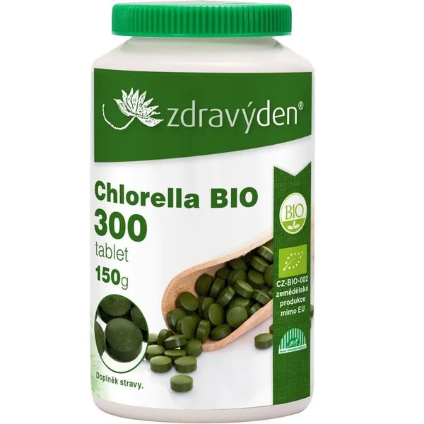Zdravý den Chlorella BIO 300 tablet, 150g